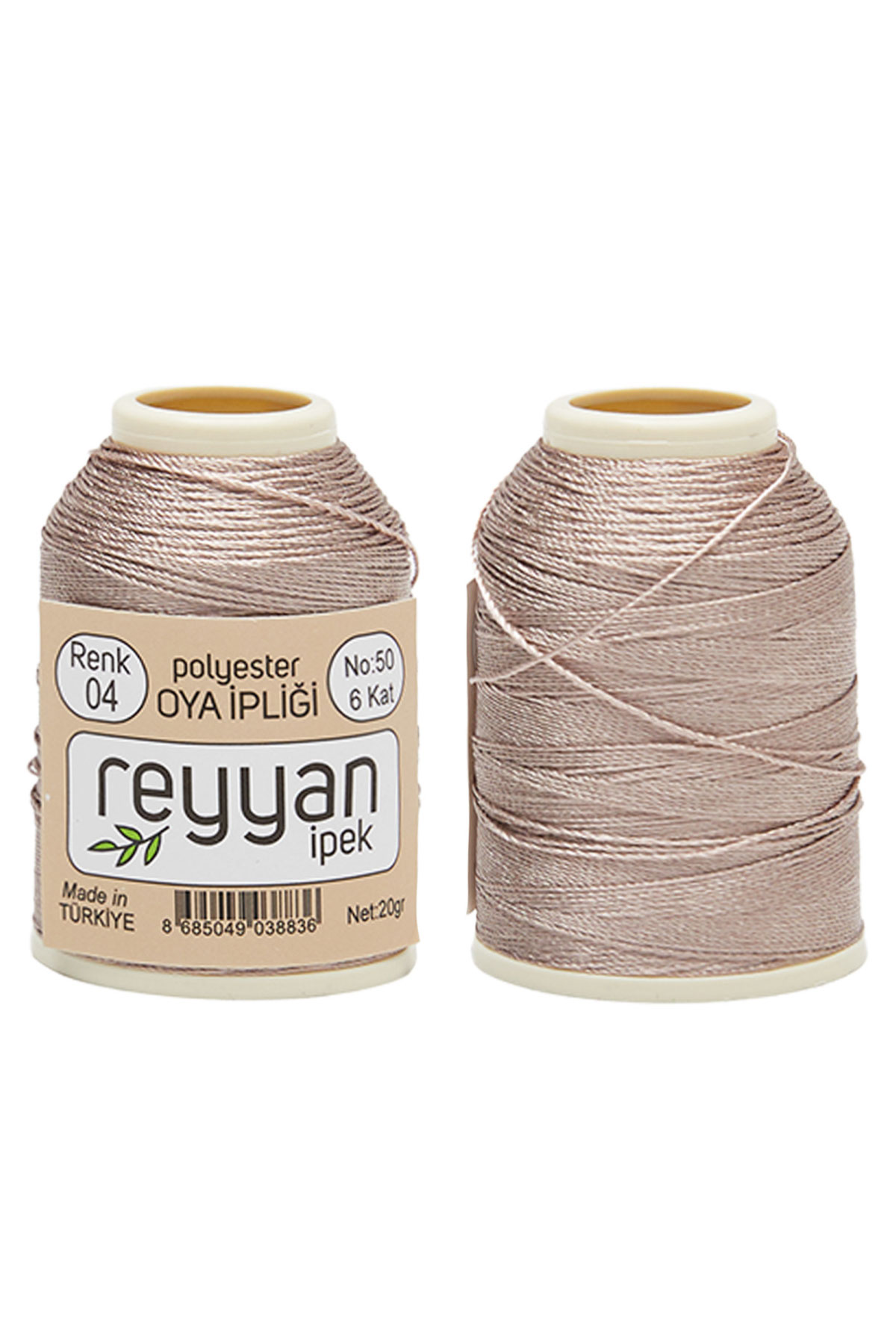 Reyyan Dantel İpliği 20 Gr No:50 6 Kat Polyester - Thumbnail