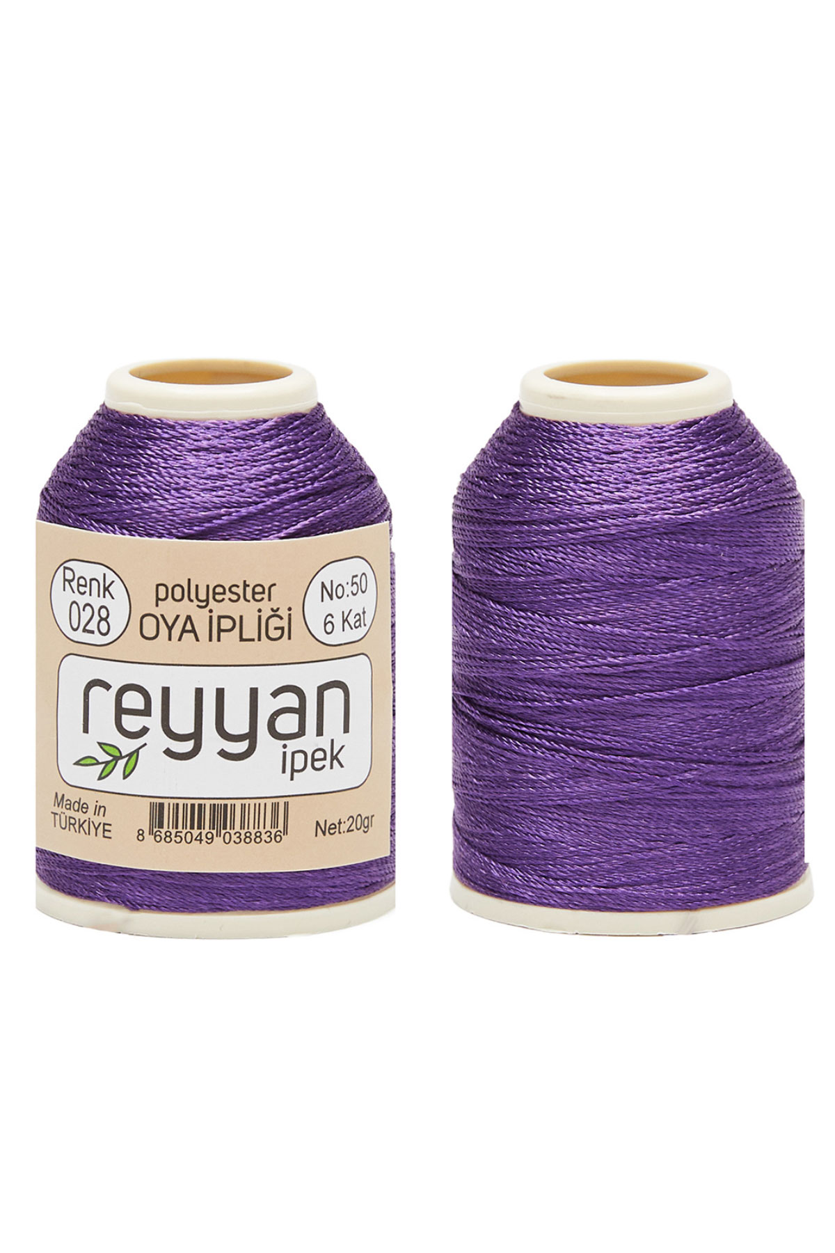 Reyyan Dantel İpliği 20 Gr No:50 6 Kat Polyester - Thumbnail