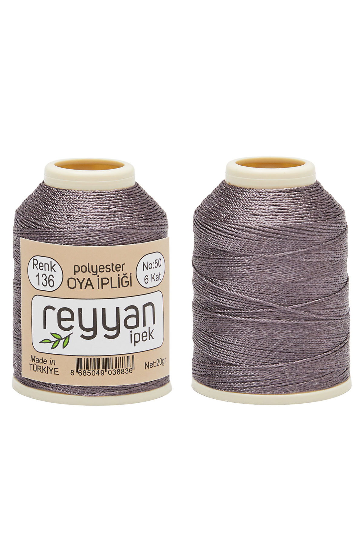 Reyyan Dantel İpliği 20 Gr No:50 6 Kat Polyester - Thumbnail