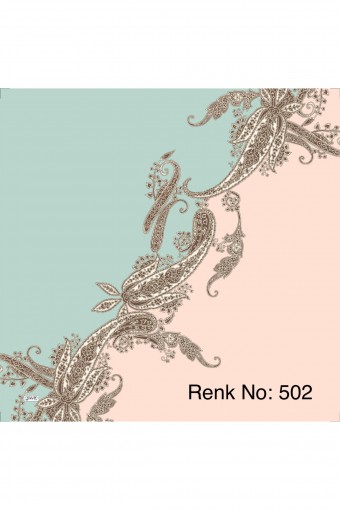 REYYAN - Reyyan Kadın Yazma Desenli 100x100