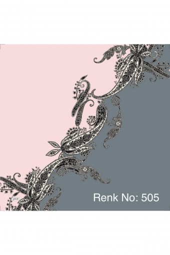 REYYAN - Reyyan Kadın Yazma Desenli 100x100 (1)