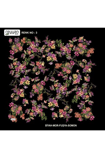 REYYAN - Reyyan Kadın Yazma Desenli 100x100 (1)