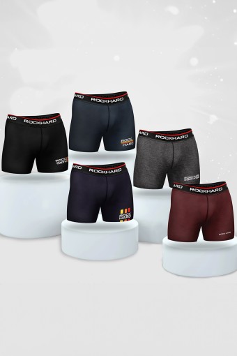 Rockhard - Rock Hard Erkek Boxer Baskılı