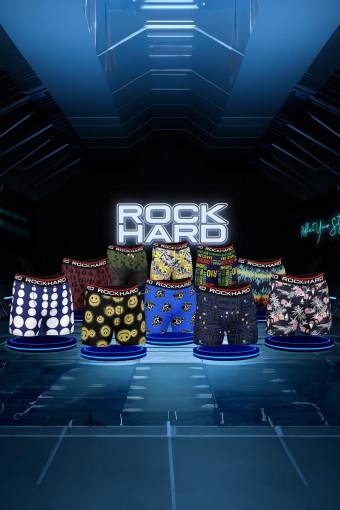 Rockhard - Rockhard Erkek Boxer Desenli