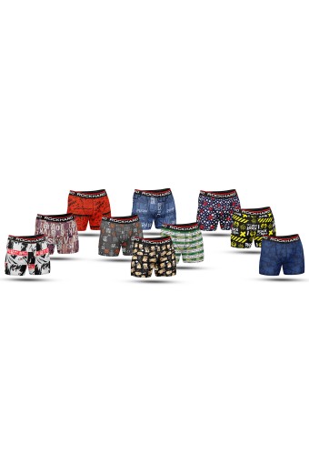 Rockhard - Rock Hard Erkek Boxer Desenli