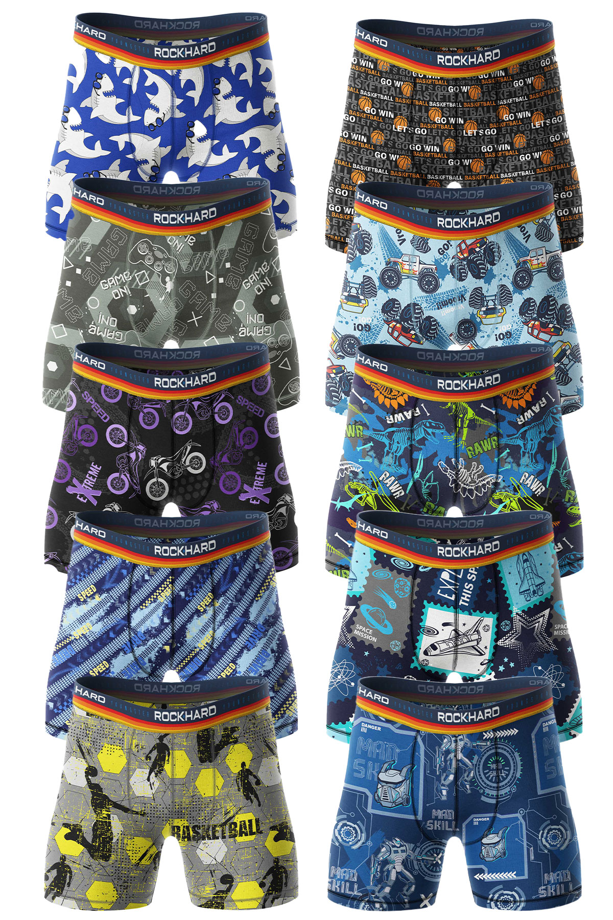 Rock Hard Erkek Çocuk Boxer - Thumbnail