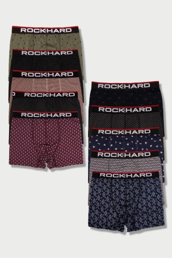 Rockhard - Rock Hard Erkek Modal Boxer Desenli