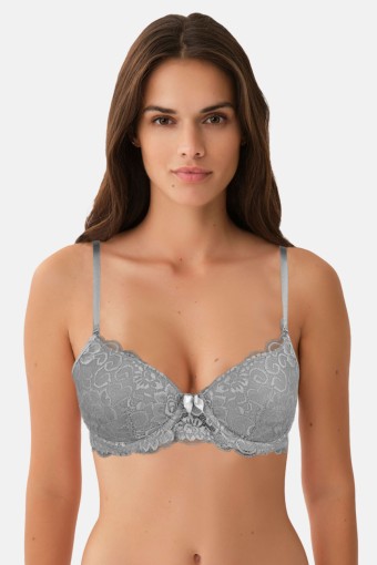 ROSARİA - Rosaria Kadın Destekli Sütyen Dolgulu Dantelli - Gri