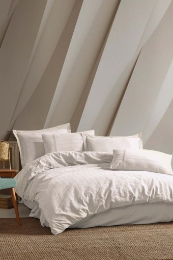 ŞAHESER - ŞahaserJasmin Jakarlı Çift Kişilik Nevresim Takımı 240x260