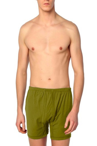 SEDEF YILDIZ - Sedef Yıldız Erkek Boxer Külot Arjantin - Askeri Yeşil - BATTAL