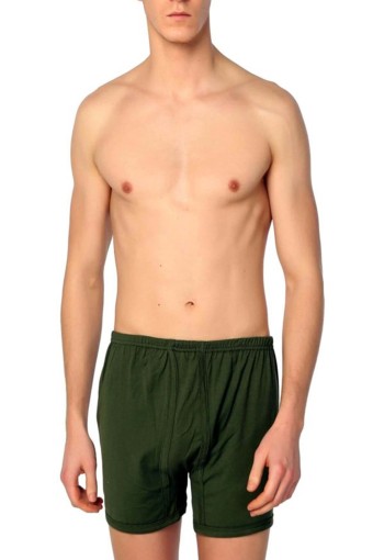 SEDEF YILDIZ - Sedef Yıldız Erkek Boxer Külot Arjantin - Haki Yeşili - 10