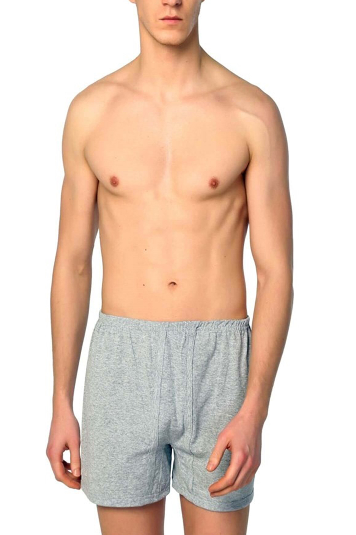 Sedef Yıldız Erkek Boxer Külot Arjantin - Gri - 6 - Thumbnail