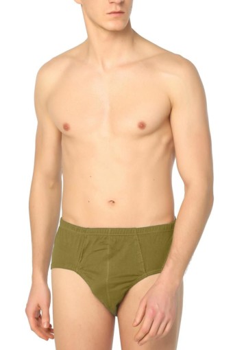 Sedef Yıldız Erkek Penye Slip Külot - Haki Yeşili - 6 - Thumbnail (4)