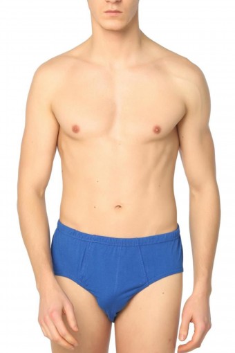 Sedef Yıldız Erkek Penye Slip Külot - Mavi - 6 - Thumbnail (2)