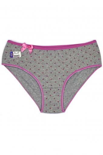 SEDEF YILDIZ - Sedef Yıldız Kadın Bato Külot Kalp Desenli