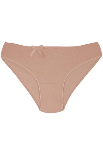 SEDEF YILDIZ - Sedef Yıldız Kadın Fiyonklu Düz Slip Külot (1)