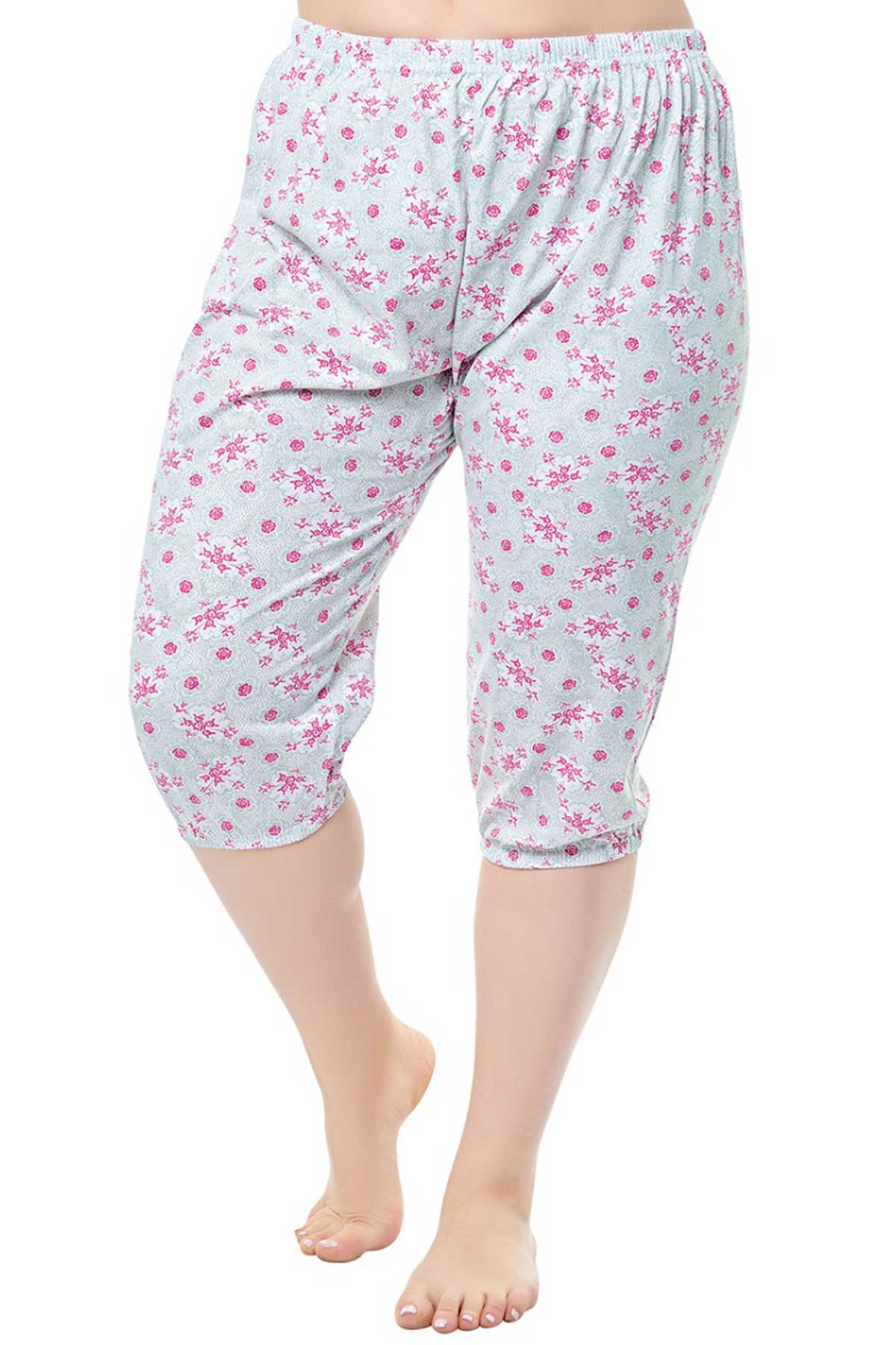 Sedef Yıldız Kadın Paçalı Külot Empirme - Asorti - BATTAL - Thumbnail