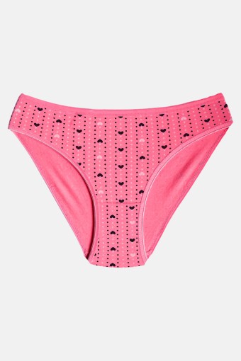 SEDEF YILDIZ - Sedef Yıldız Kadın Slip Külot Puantiyeli Kalpli (1)