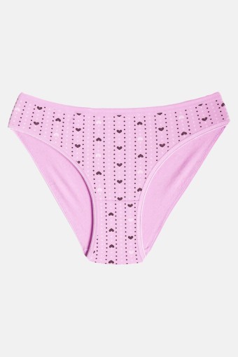 SEDEF YILDIZ - Sedef Yıldız Kadın Slip Külot Puantiyeli Kalpli (1)