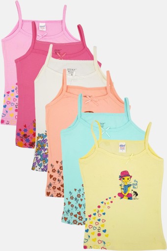 SEDEF YILDIZ - Sedef Yıldız Kız Çocuk Pamuklu Likralı Atlet