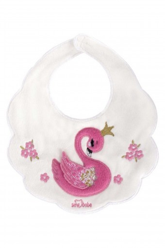 SEVİ - Sevi Kız Bebek Önlük Çicek Desenli