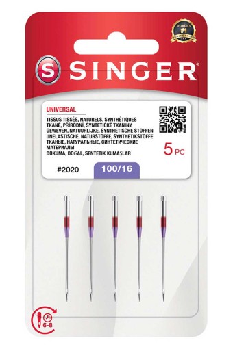 SINGER - Singer Makine İğnesi Standart 2020 100/16