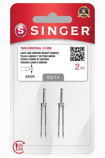 SINGER - Singer Makine İğnesi Çift İğne 2025 90/14