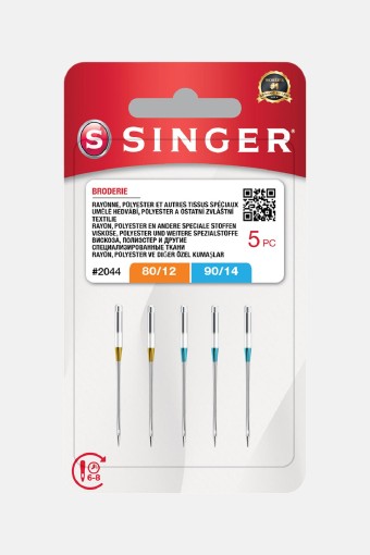 SINGER - Singer Makine İğnesi Nakış 2044 80/12 90/14