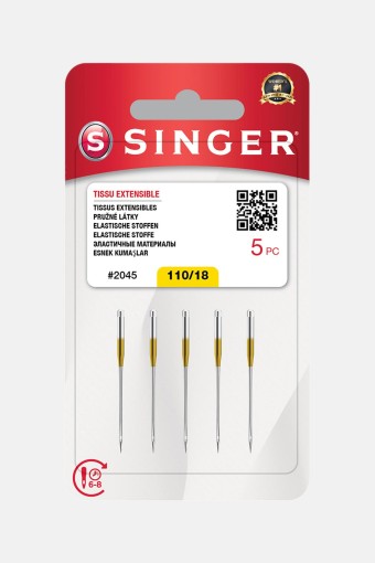 SINGER - Singer Makine İğnesi Jarse 2045 110/18