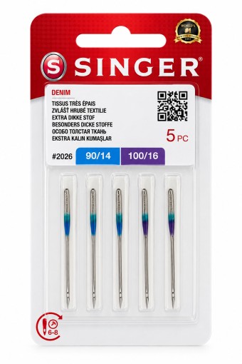 SINGER - Singer Makine İğnesi Kot 2026 100/16 90/14