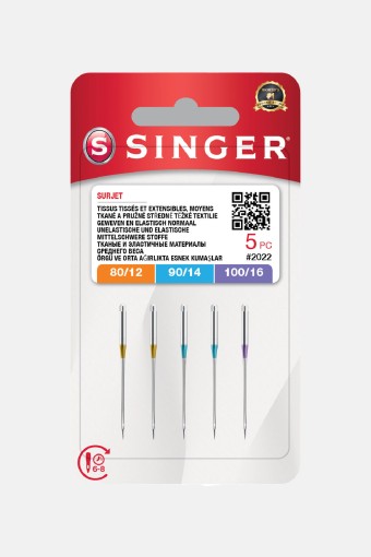 SINGER - Singer Makine İğnesi Overlok 2022 80/12 90/14 100/16