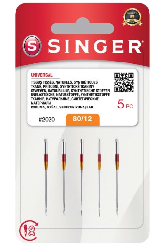 SINGER - Singer Makine İğnesi Standart 2020 80/12