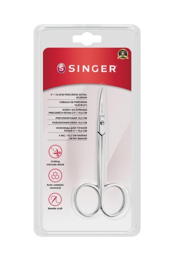 SINGER - Singer Nakış Makası Kıvrık Uçlu No:4