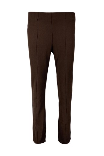 SPORT - Sport Kadın Tek Alt Pantolon Diagonal Önden Dikişli Düz Paça - Acı Kahve