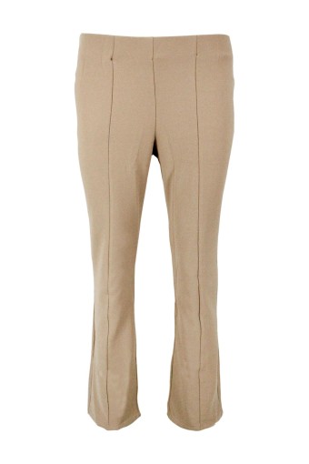 SPORT - Sport Kadın Tek Alt Pantolon Diagonal Önden Dikişli İspanyol Paça - Bej