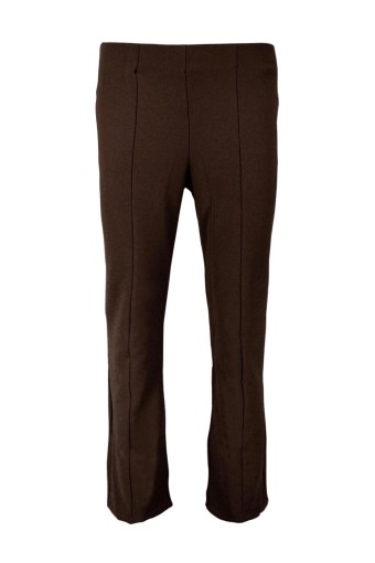 SPORT - Sport Kadın Tek Alt Pantolon Diagonal Önden Dikişli Palazzo - Acı Kahve