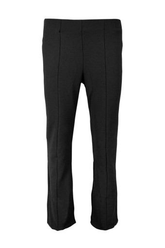 SPORT - Sport Kadın Tek Alt Pantolon Diagonal Önden Dikişli Palazzo - Siyah