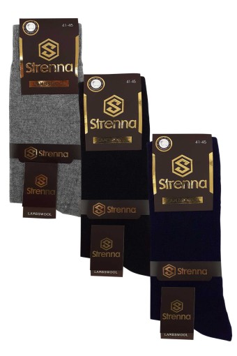 STRENNA - Strenna Erkek Soket Çorap Lambswool Düz (1)