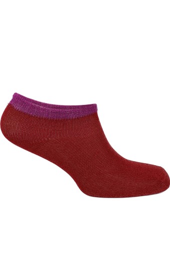 STRENNA - Strenna Kadın Burun Dikişsiz Simli Patik Çorap