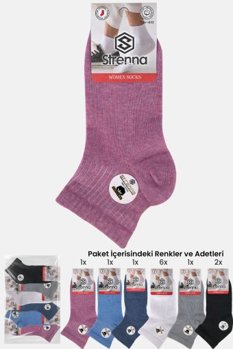 STRENNA - Strenna Kadın Yarım Konç Çorap Cotton Spor