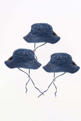 Suyutti - Suyutti Erkek Fötr Şapka Denim