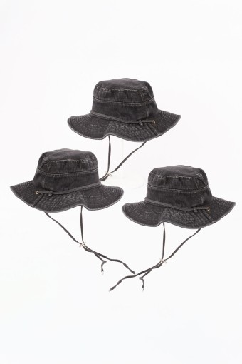 Suyutti - Suyutti Erkek Fötr Şapka Denim
