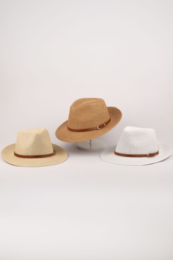 Suyutti - Suyutti Erkek Hasır Şapka