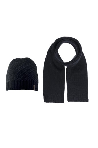 Suyutti - Suyutti Erkek Polarlı Atkı Bere Takım