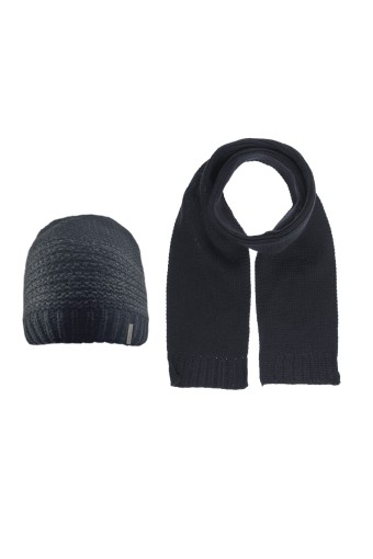 Suyutti - Suyutti Erkek Polarlı Atkı Bere Takım