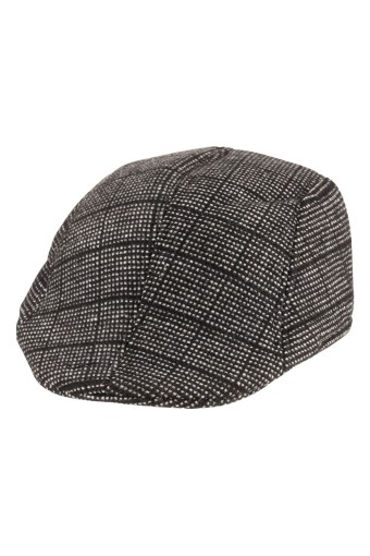 Suyutti - Suyutti Erkek Şapka Kasket Ekose (1)