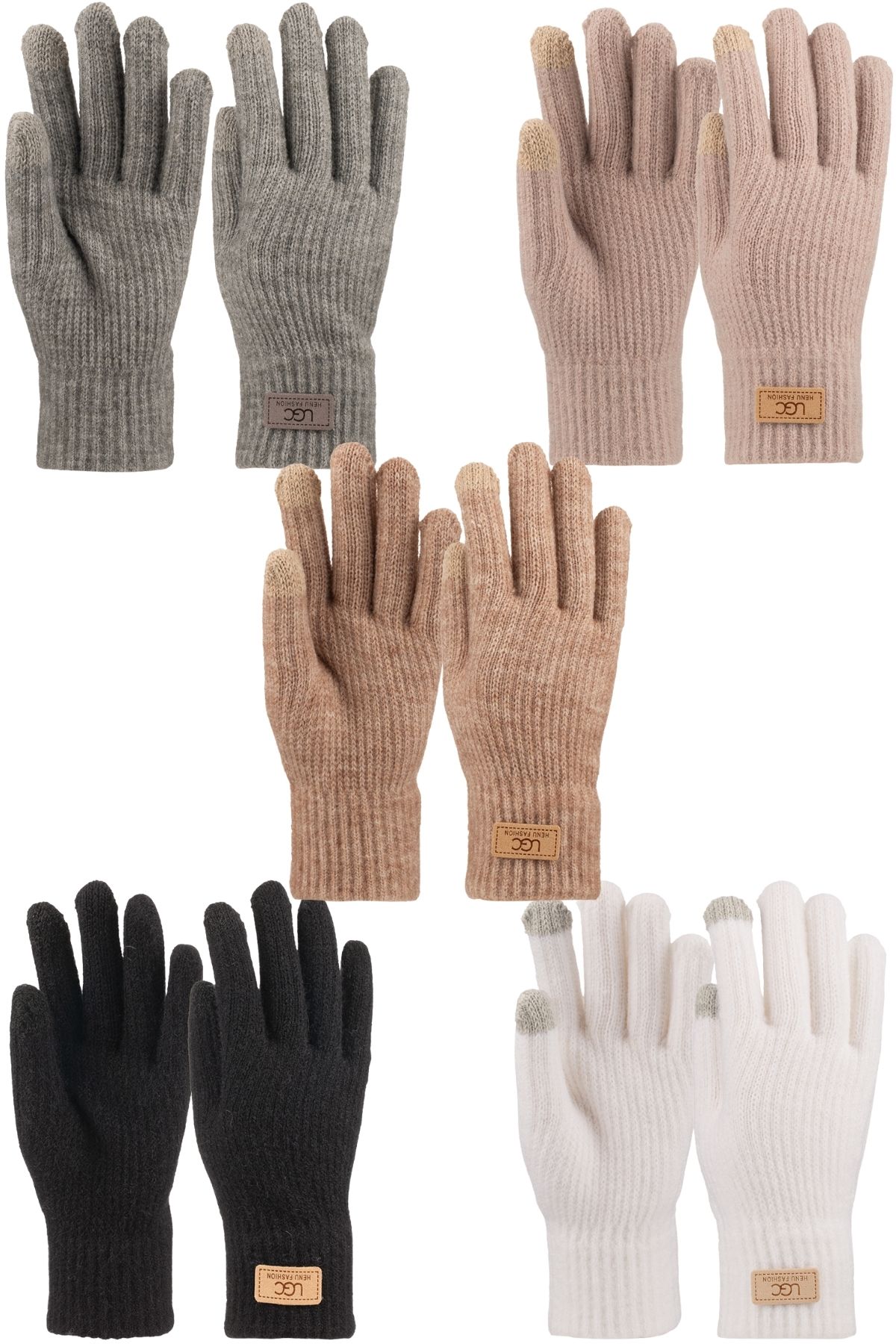 Suyutti Kadın Eldiven Örme Dokunmatik - Thumbnail