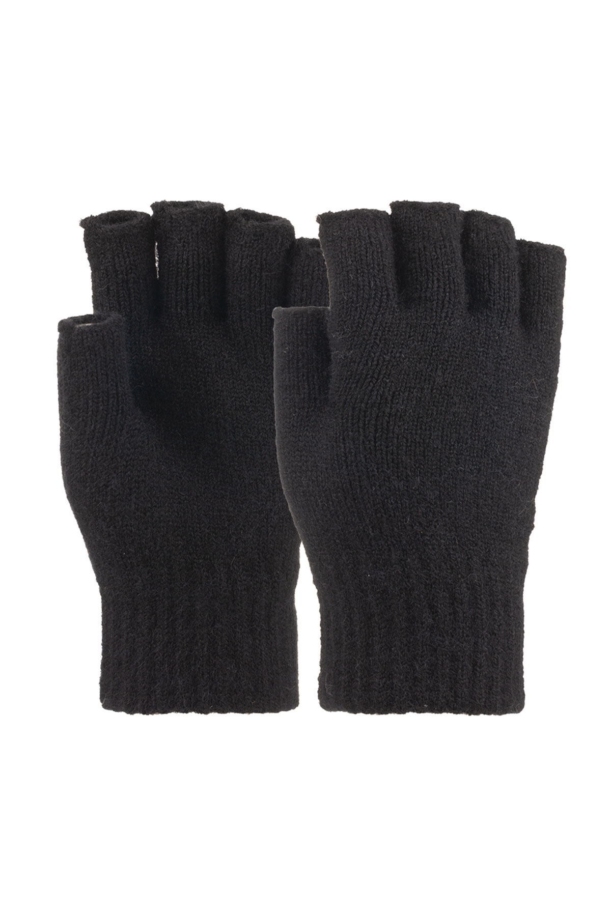 Suyutti Kadın Eldiven Örme Kapaklı Kesik - Thumbnail