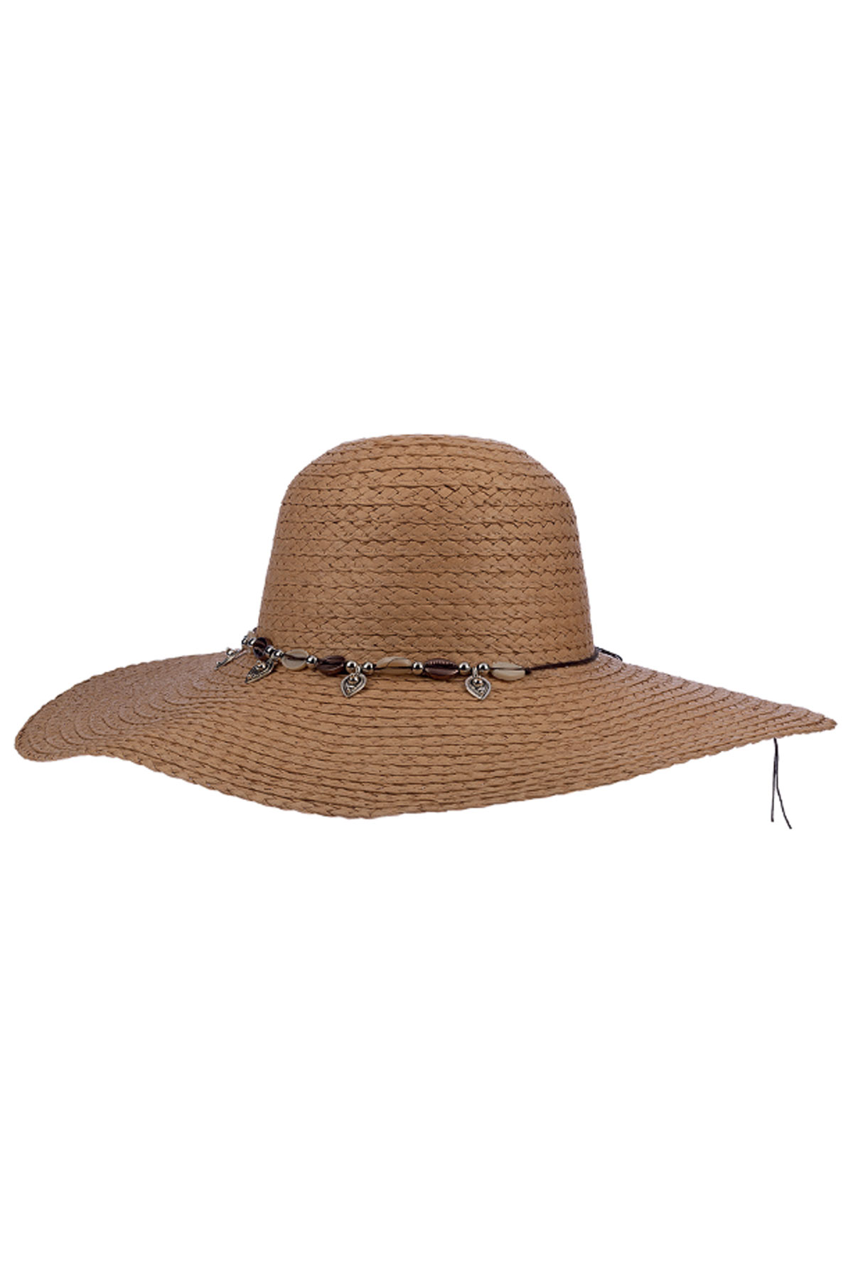 Suyutti Kadın Hasır Şapka Geniş Kenar - Thumbnail