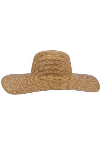 Suyutti - Suyutti Kadın Hasır Şapka Geniş Kenar